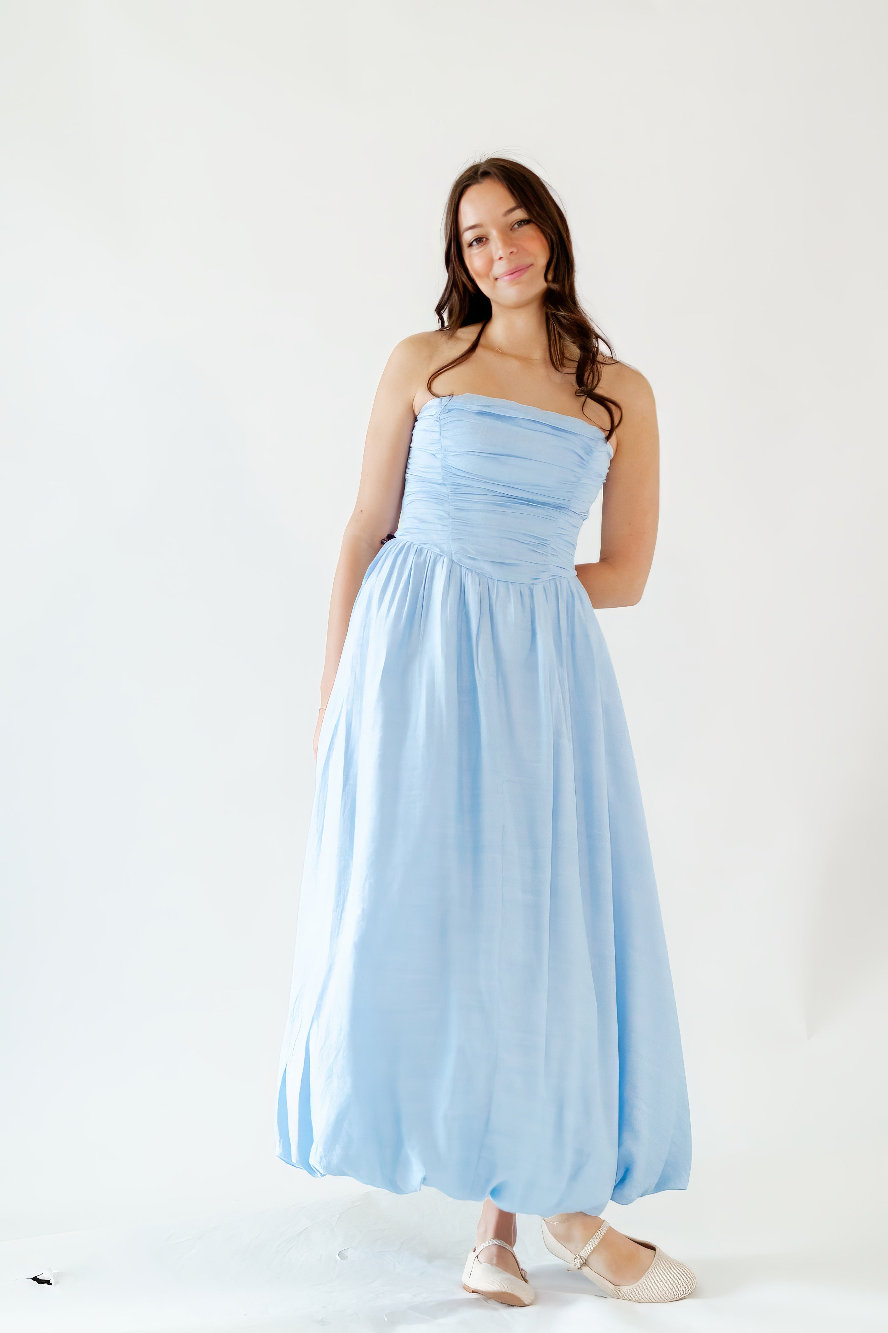 Robin Bubble Hem Maxi Dress