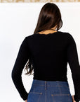 Oskan Lace Trim Top