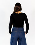 Oskan Lace Trim Top