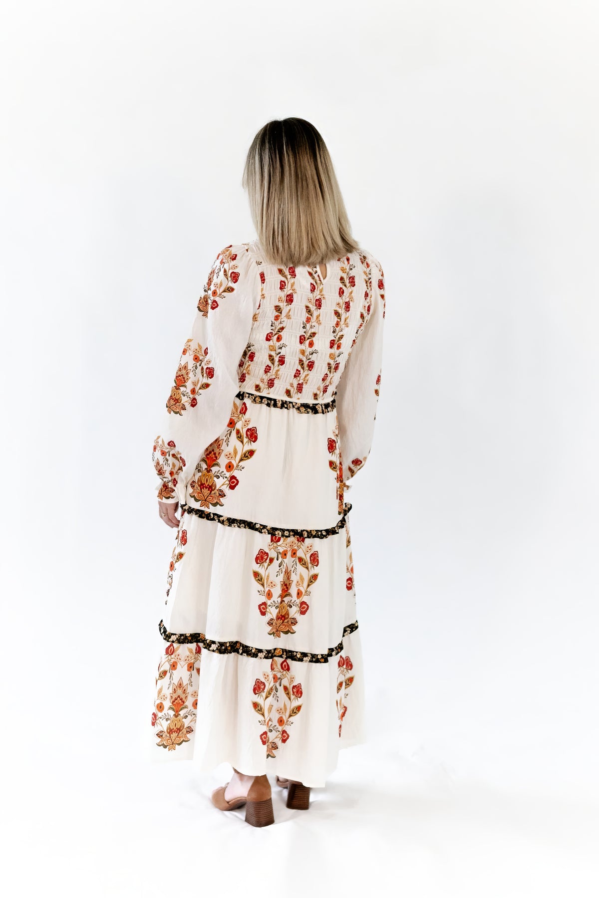 Deedee Tiered Floral Dress