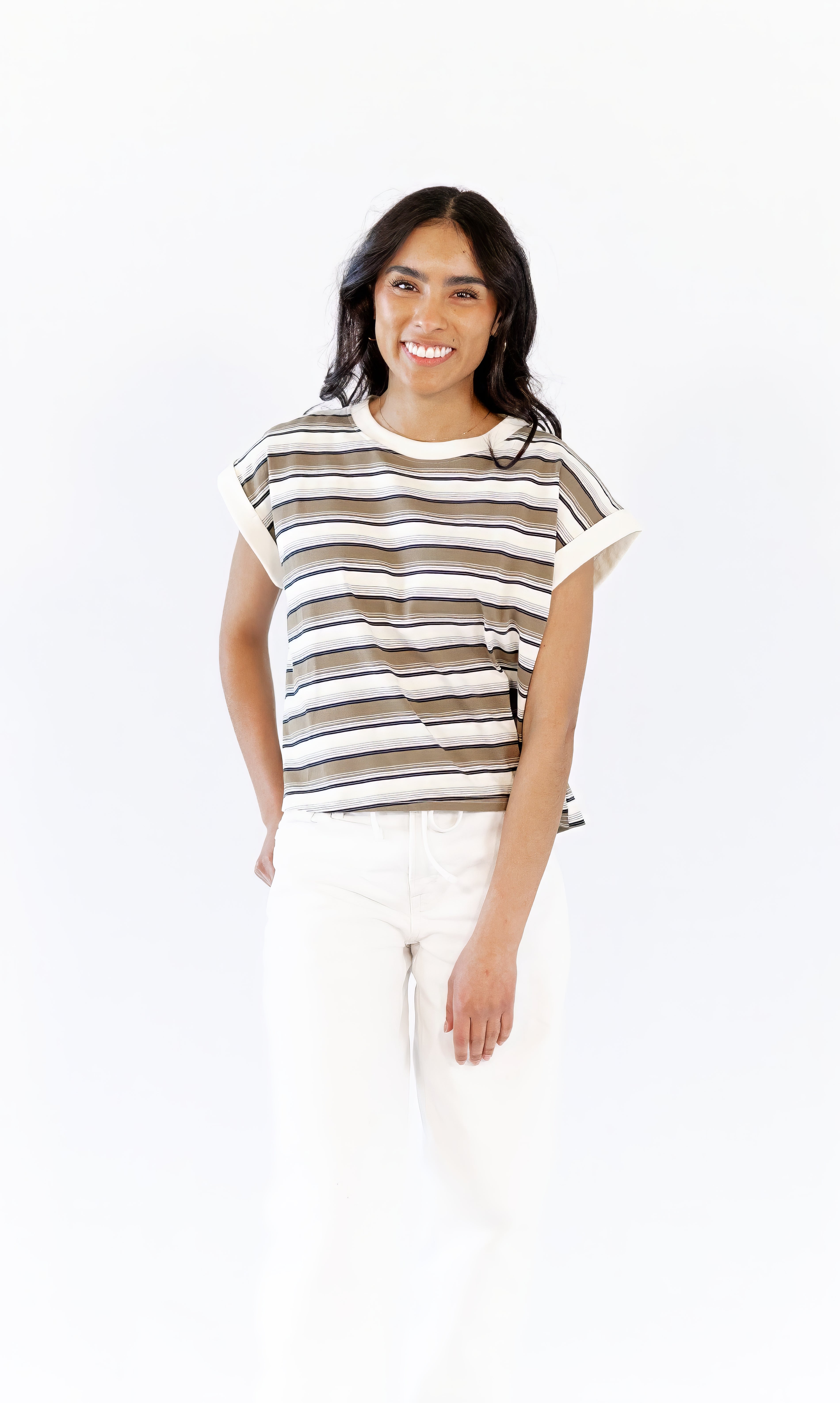 Dean Multi-Striped Top