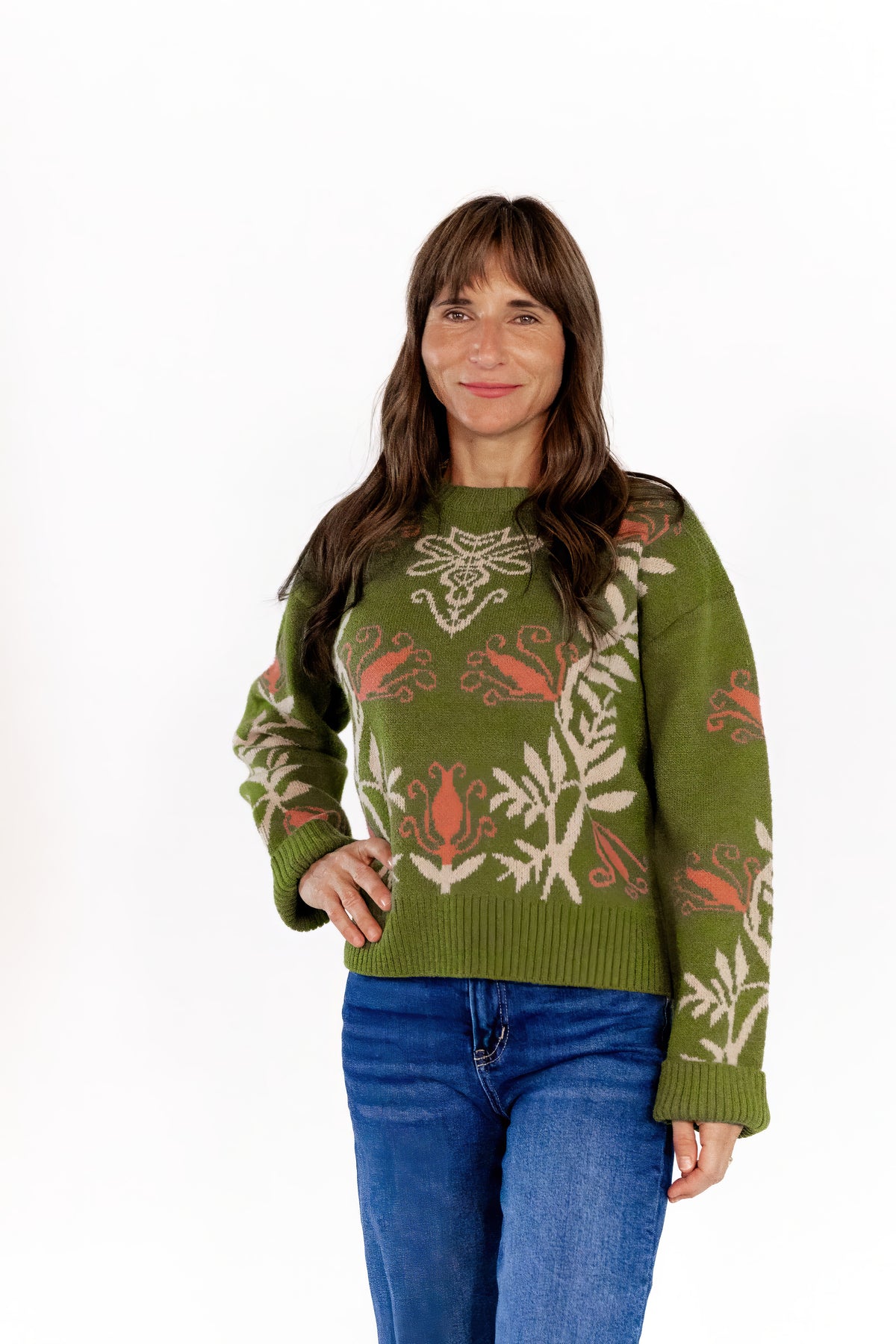 Marie Abstract Sweater