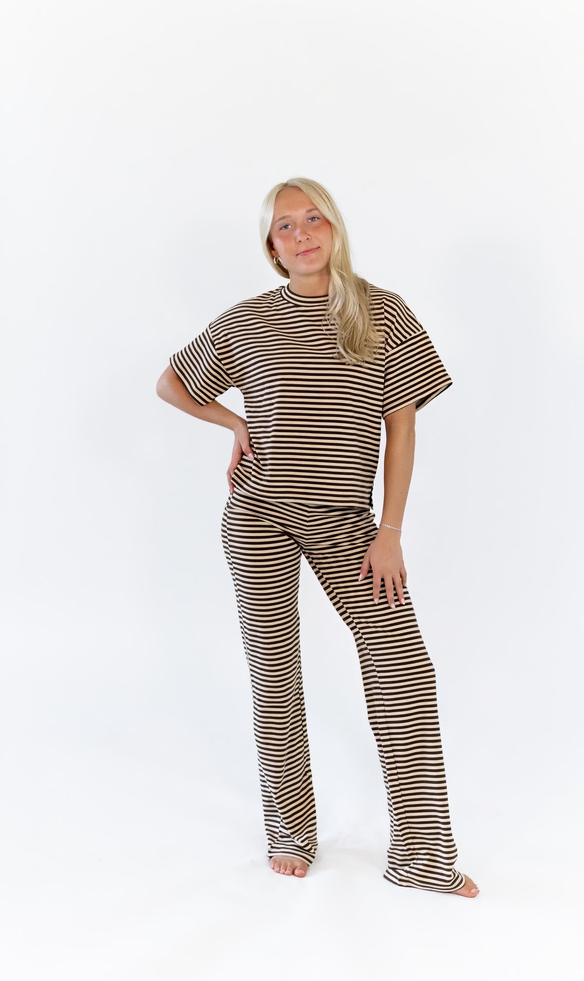 Dover Striped Lounge Set