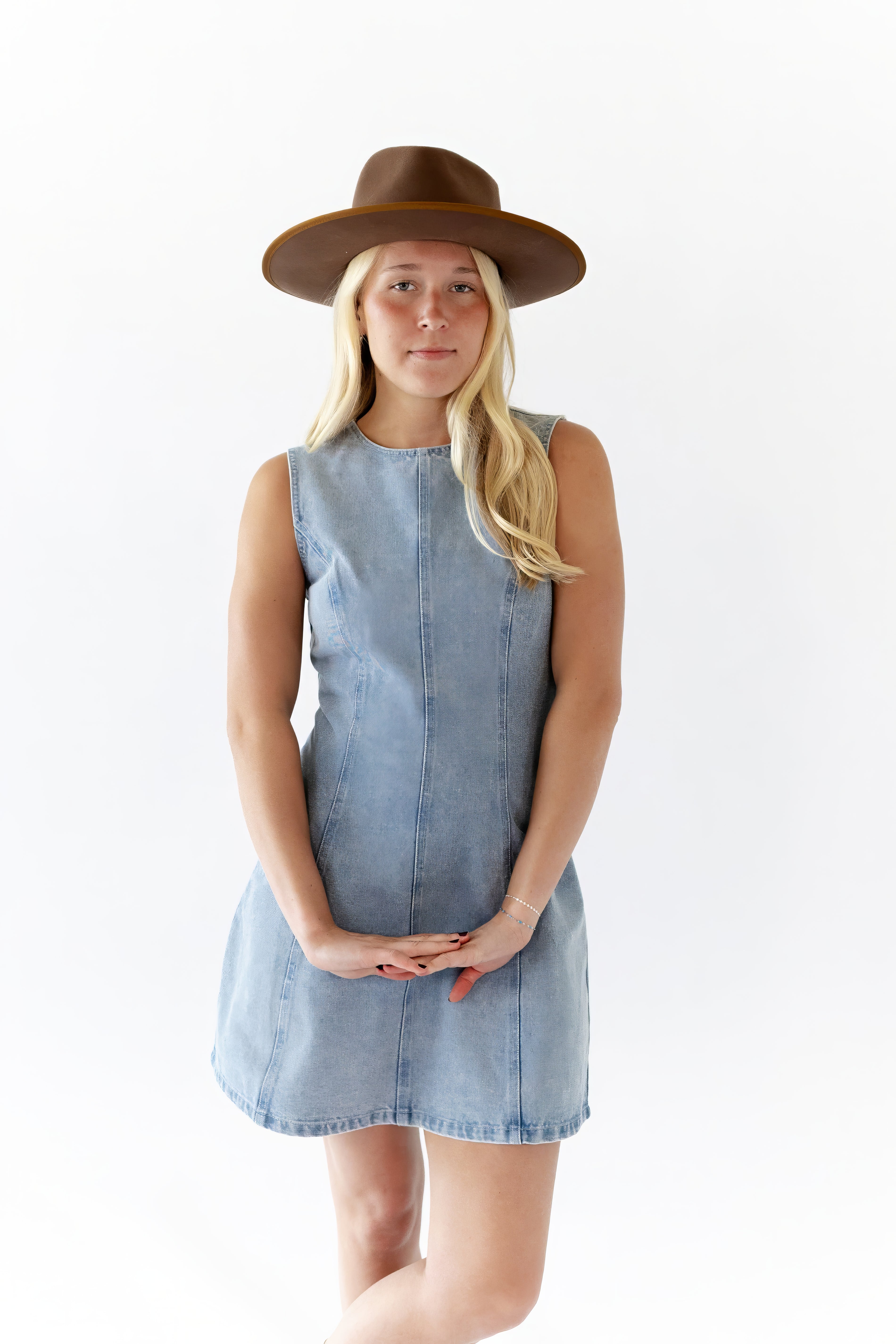 Welsey Denim Mini Dress