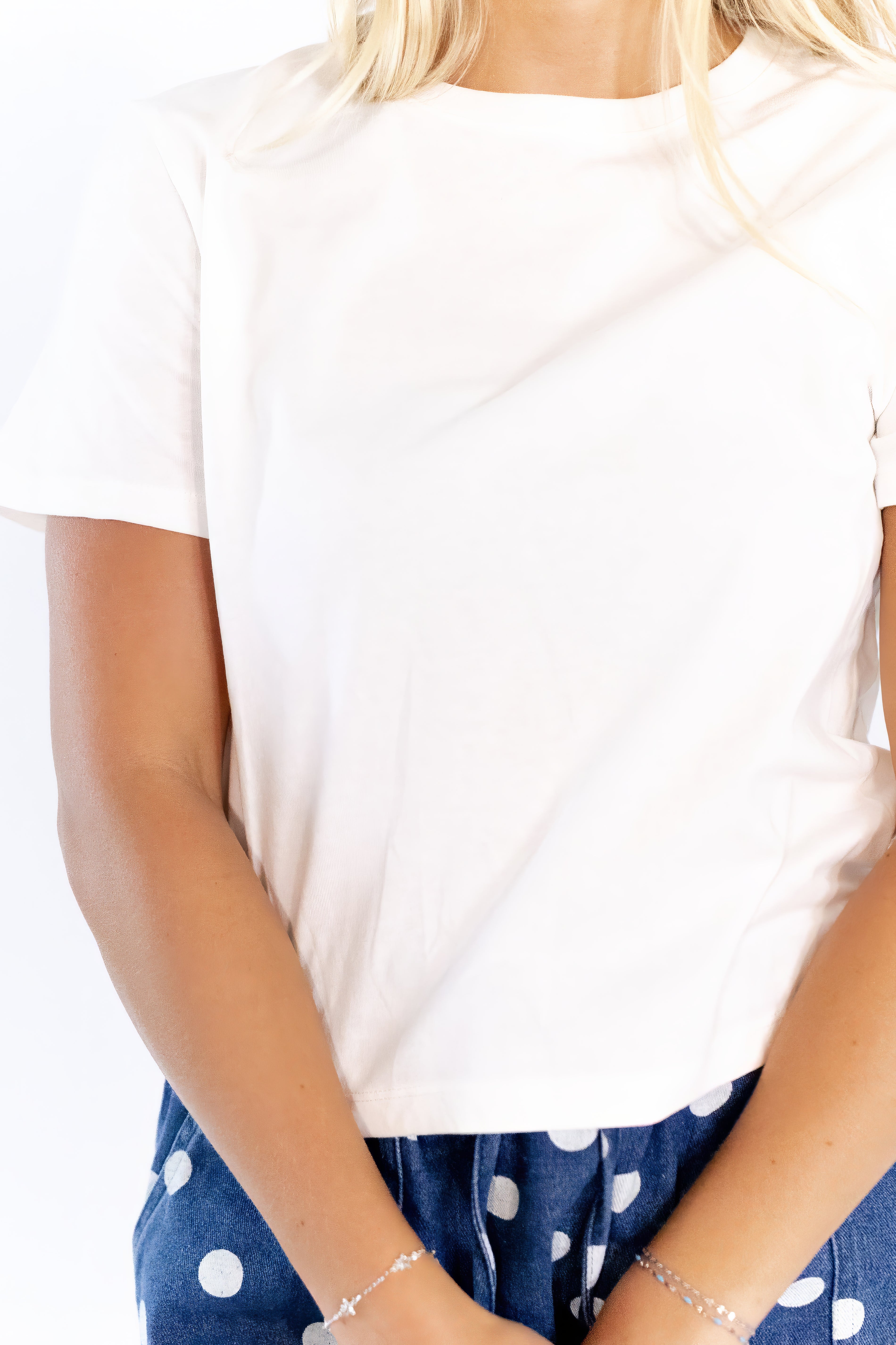 Bodie Basic White Tee