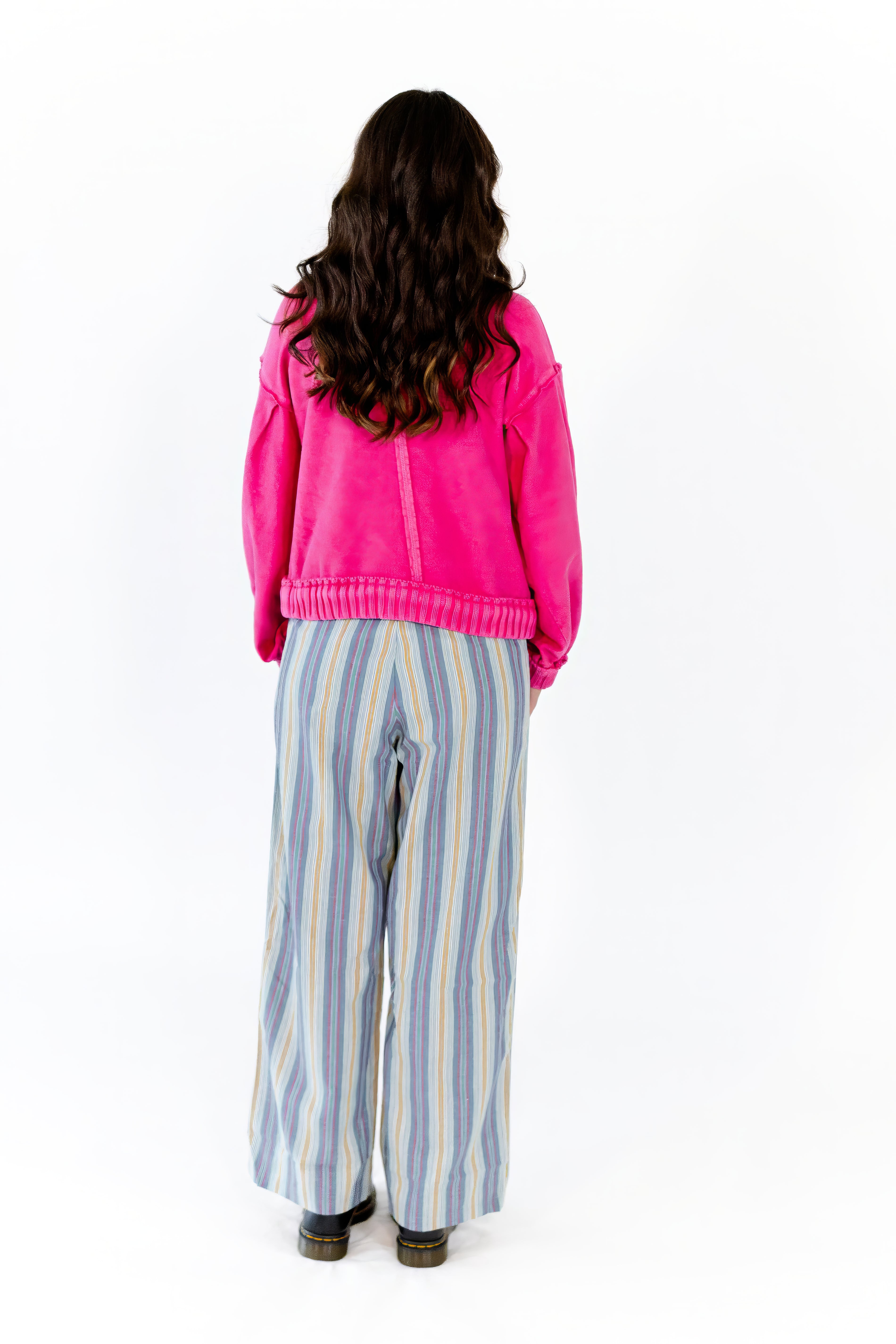 Gema Striped Linen Pants