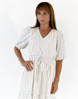 Sander Striped Midi Dress