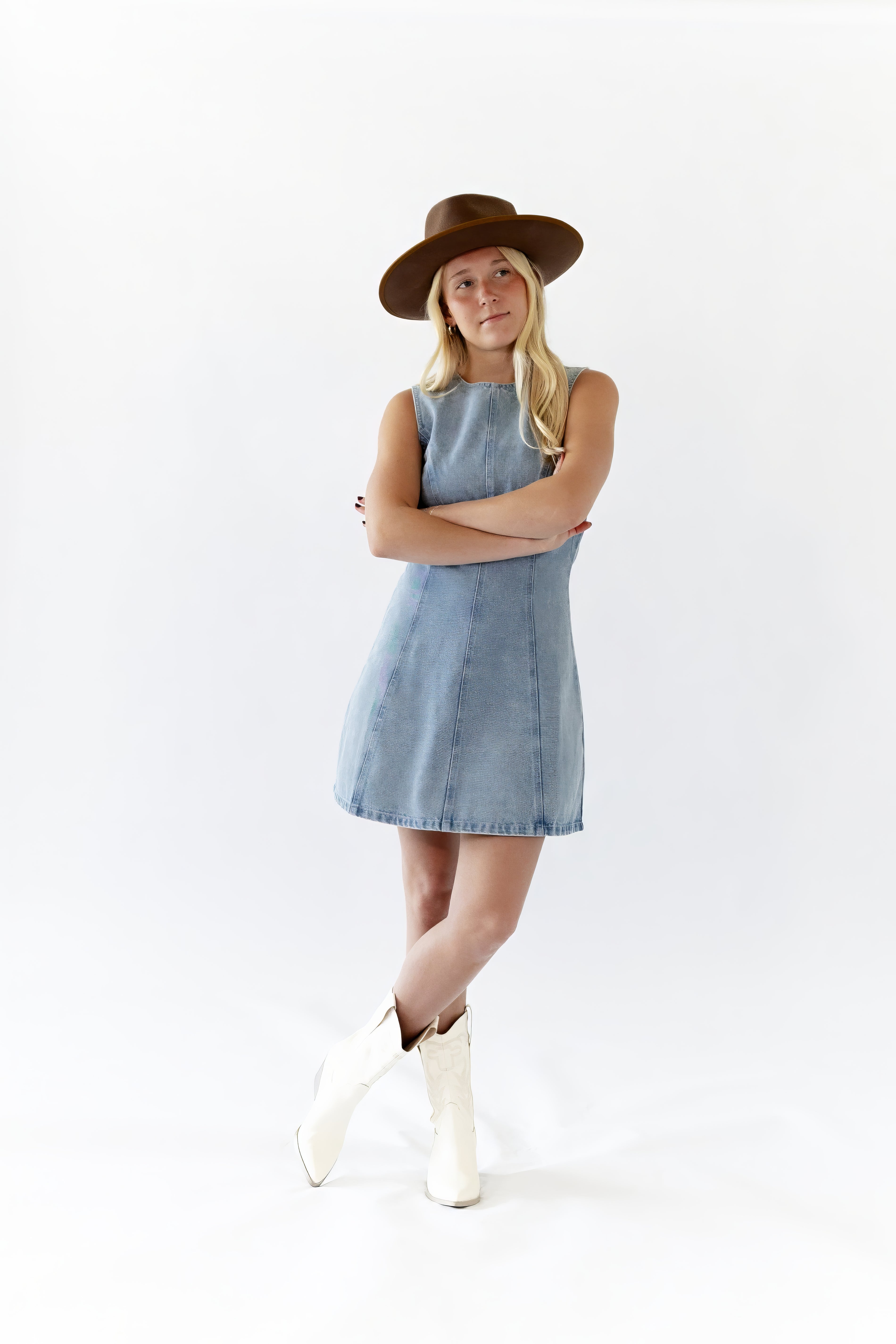 Welsey Denim Mini Dress – Twirl Boutique Welsey Denim Mini Dress – Twirl Boutique
