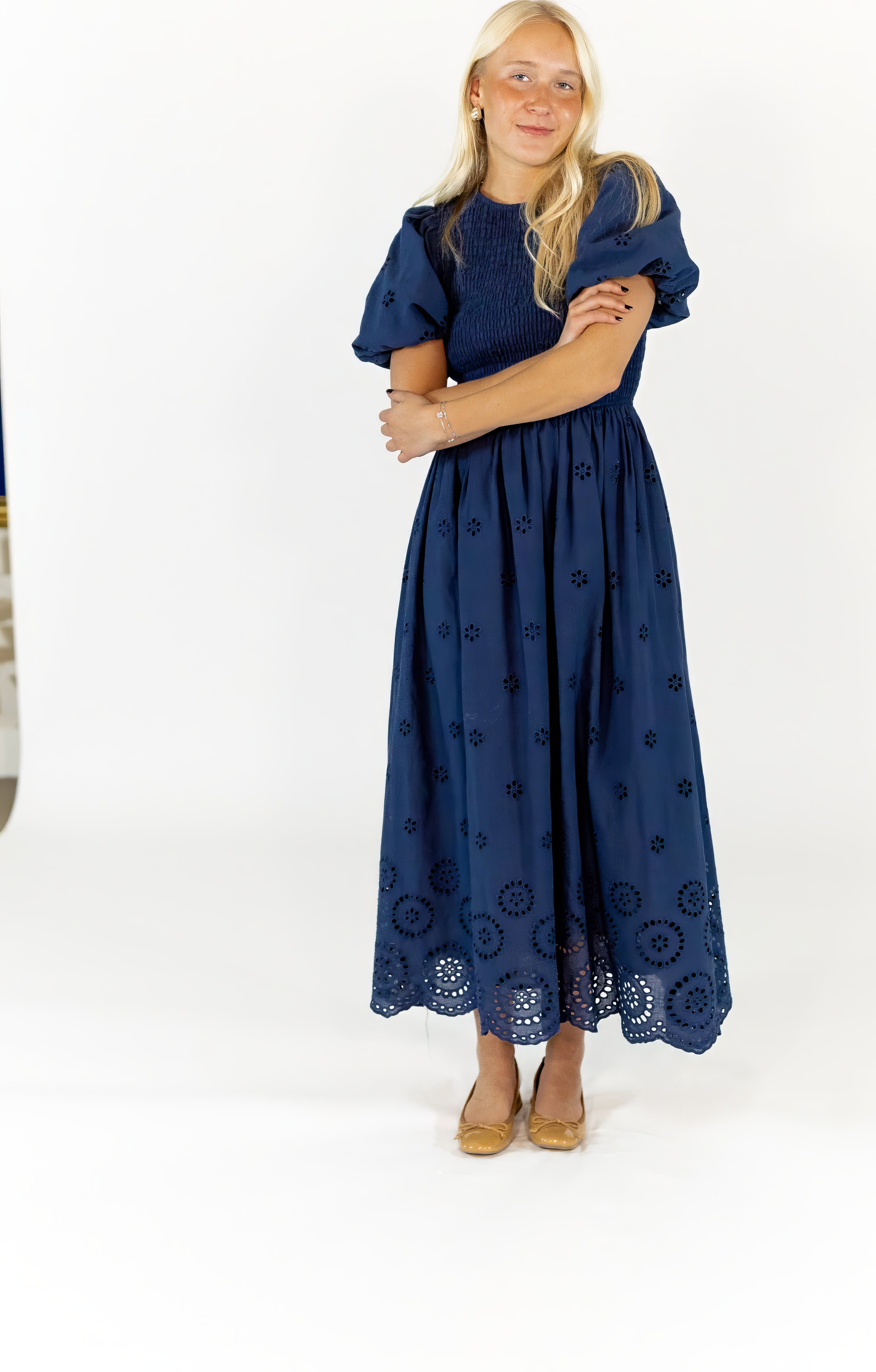 Koda Eyelet Maxi Dress