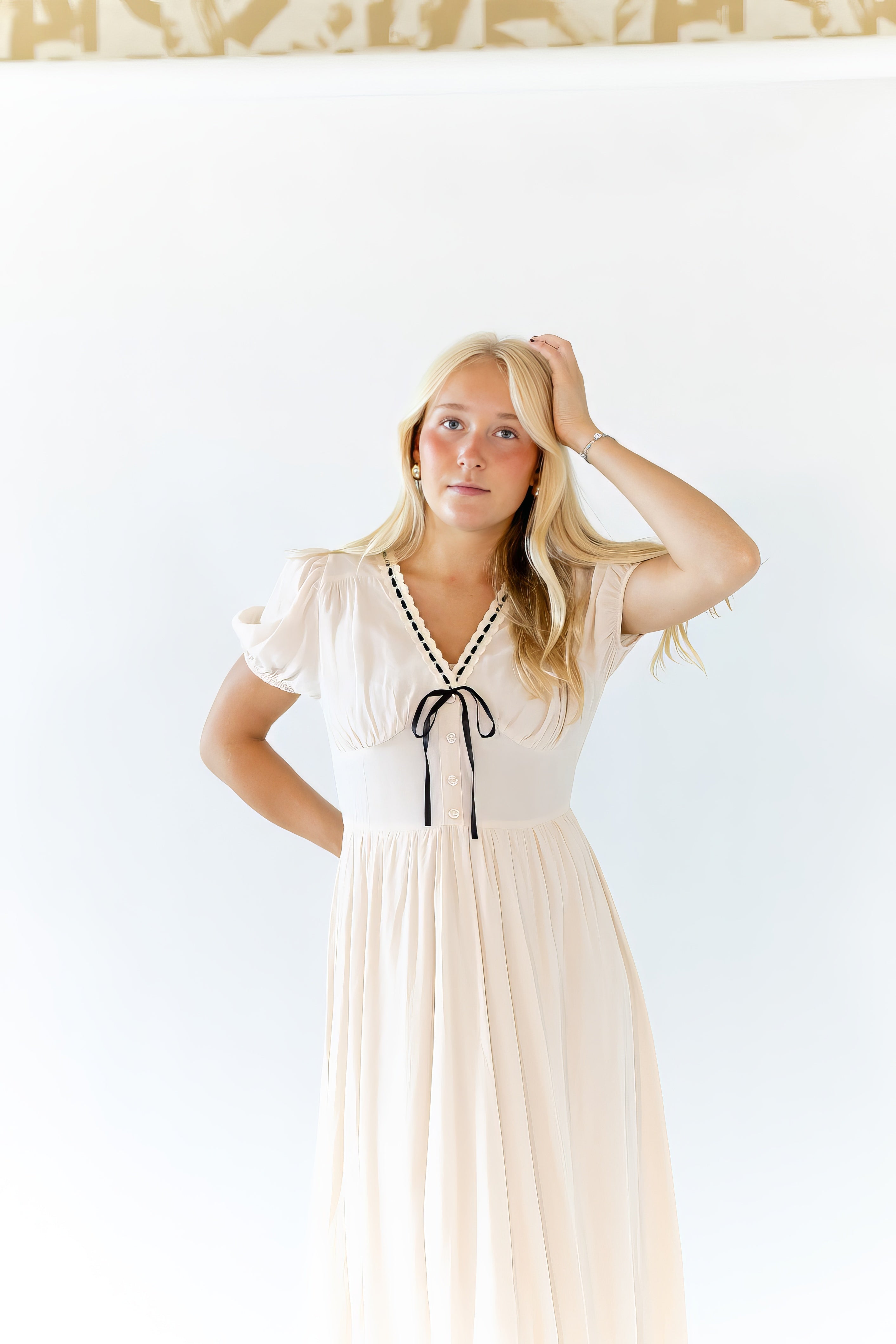 Martina Ribbon Detail Dress