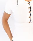 Nixie Button Detail Polo