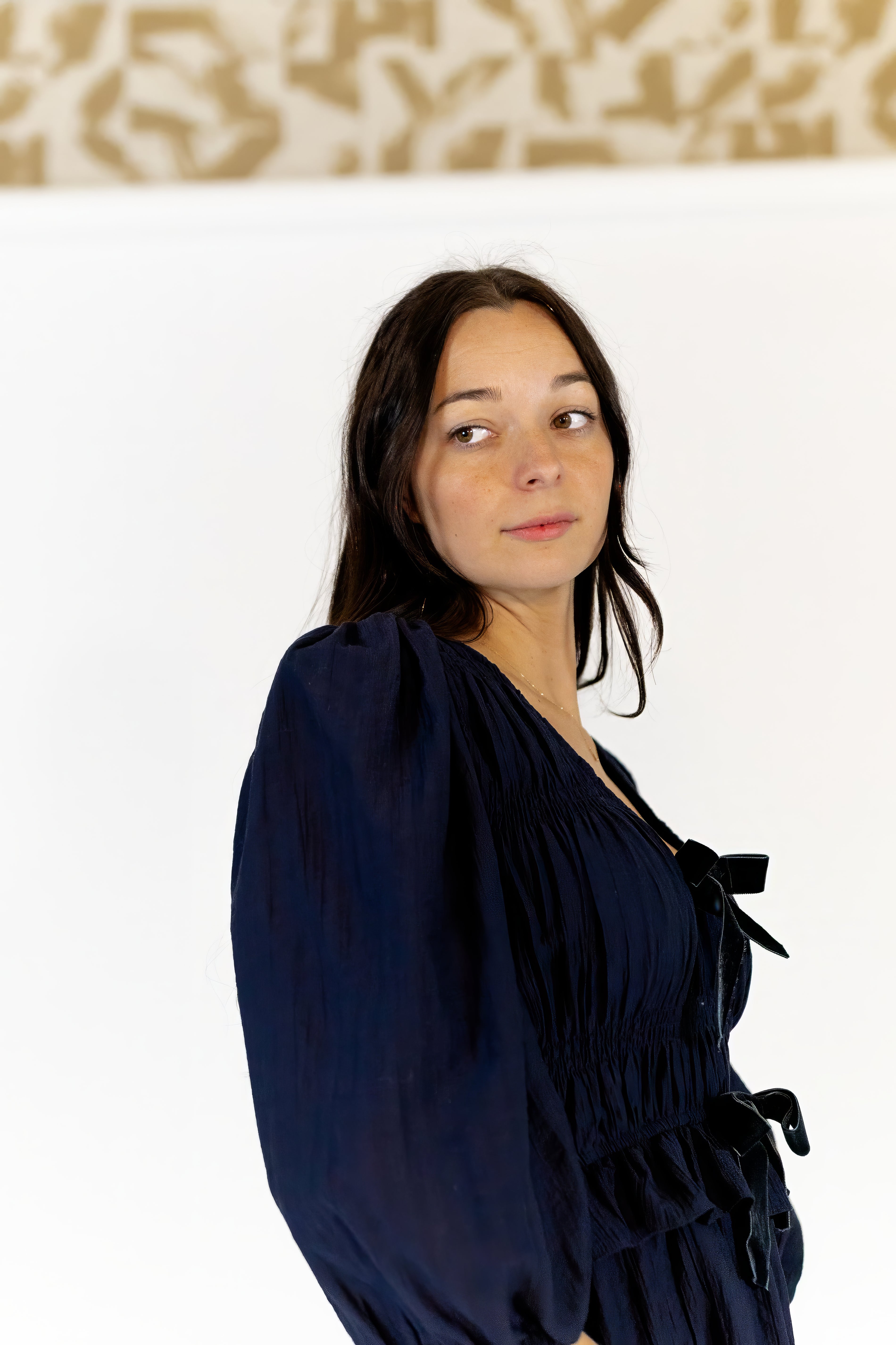 Marini Bow Detail Midi Dress