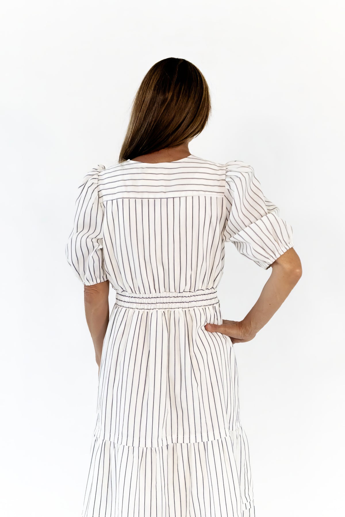 Sander Striped Midi Dress