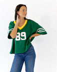 Maison Textured Pullover · Green