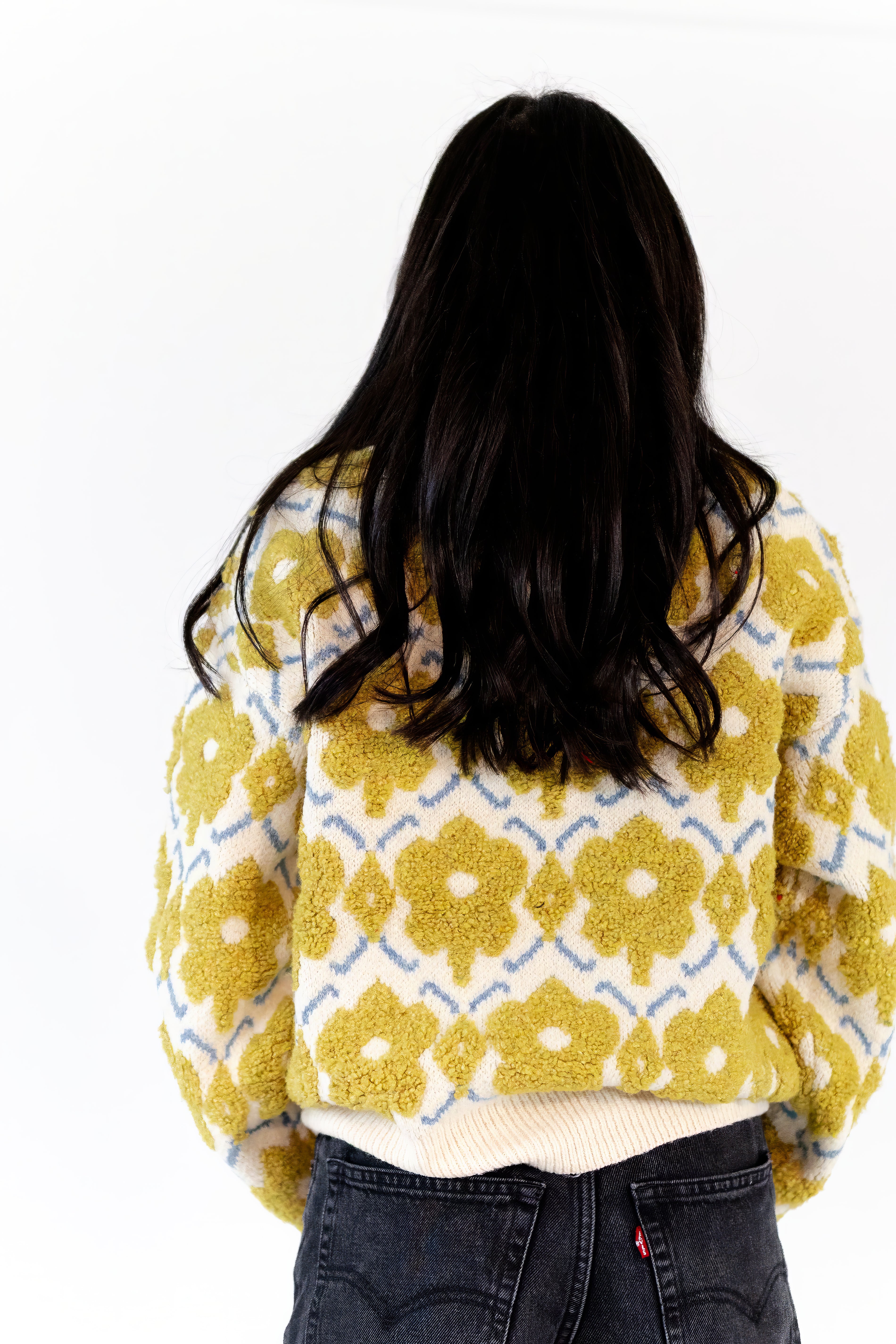 Heather Floral Crew Neck