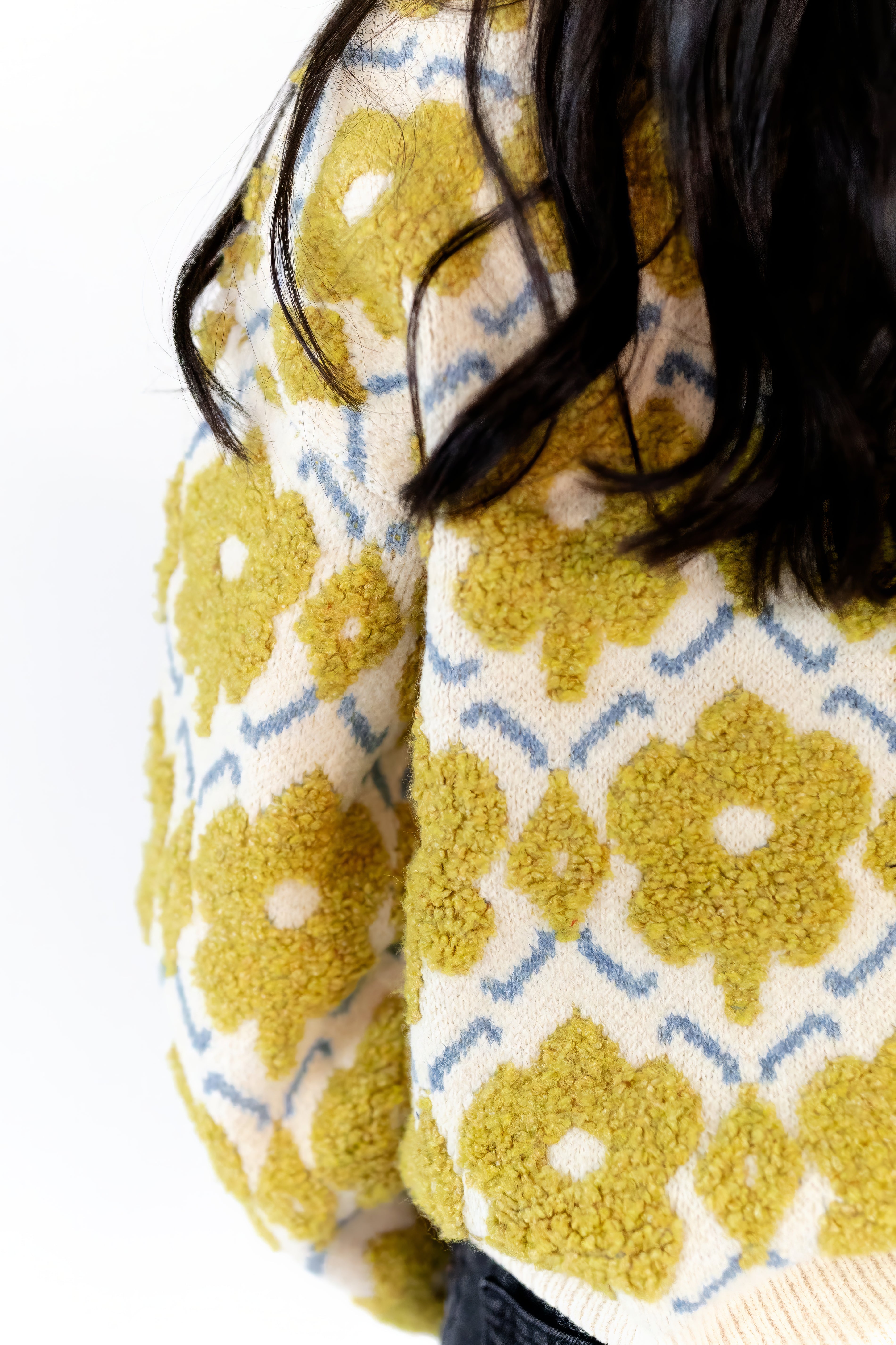 Heather Floral Crew Neck