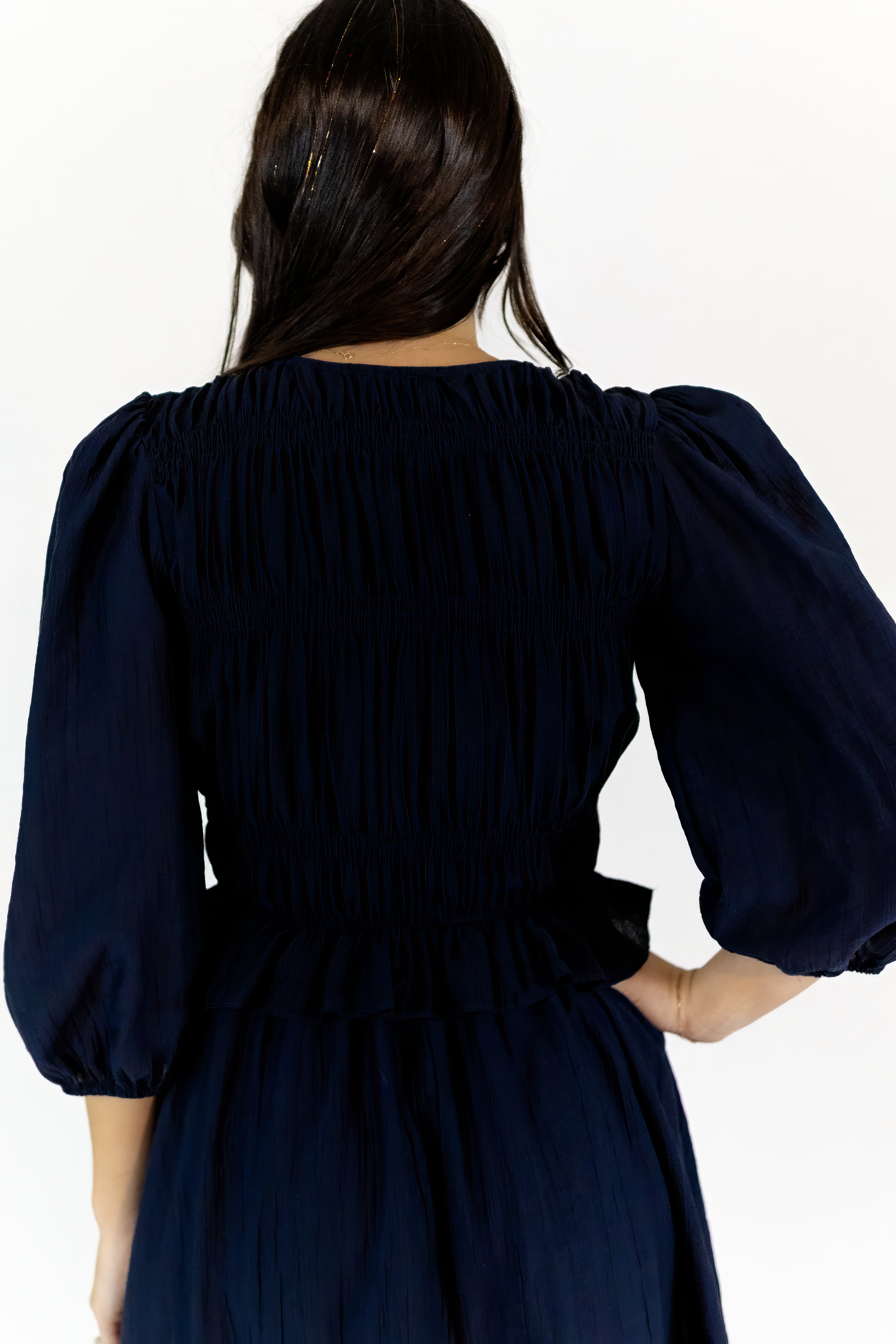 Marini Bow Detail Midi Dress