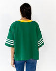Maison Textured Pullover · Green