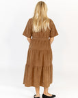 Leisel Corduroy Shirt Dress