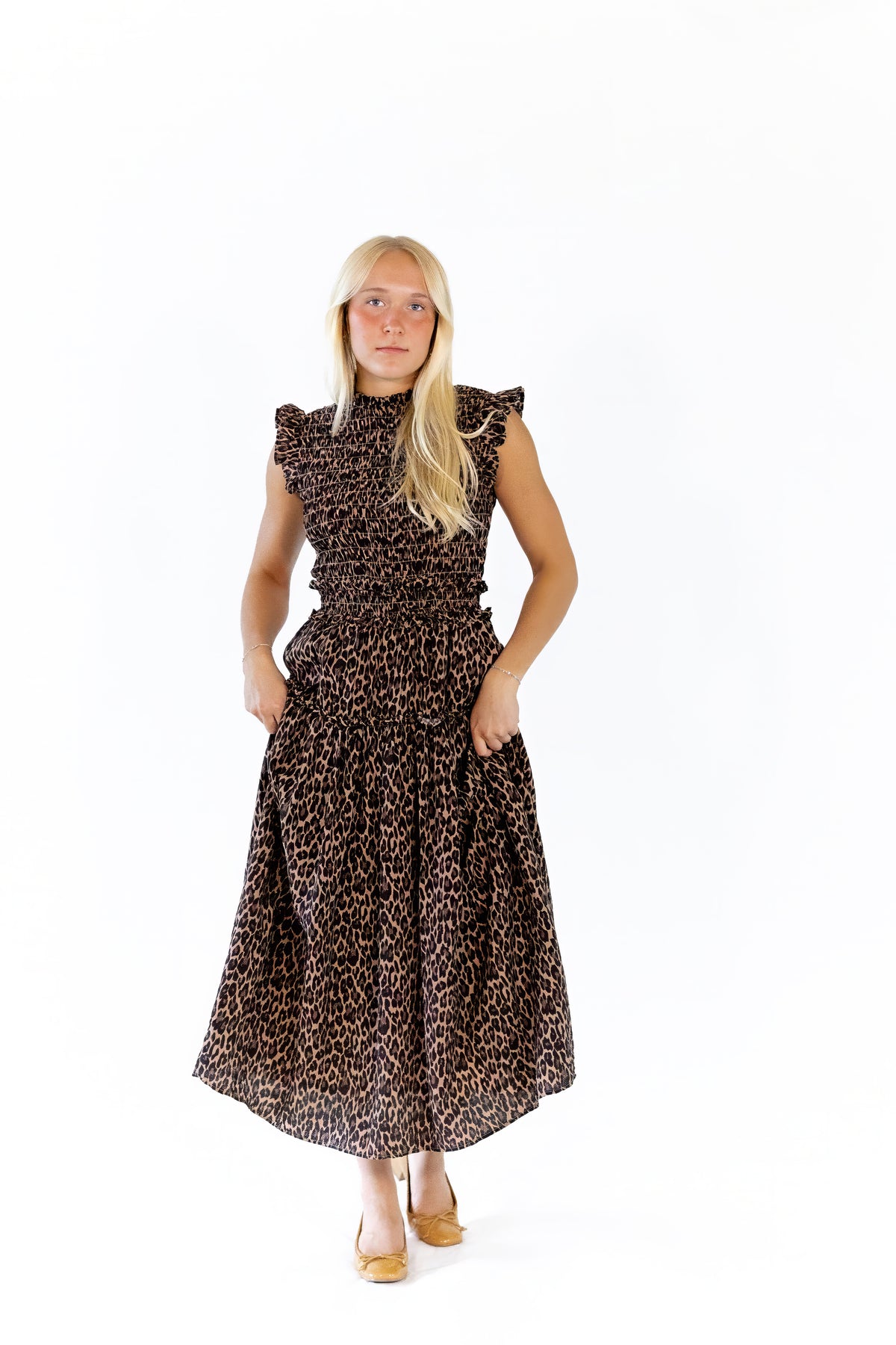 Shania Leopard Print Dress