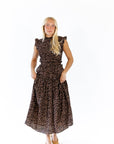 Shania Leopard Print Dress