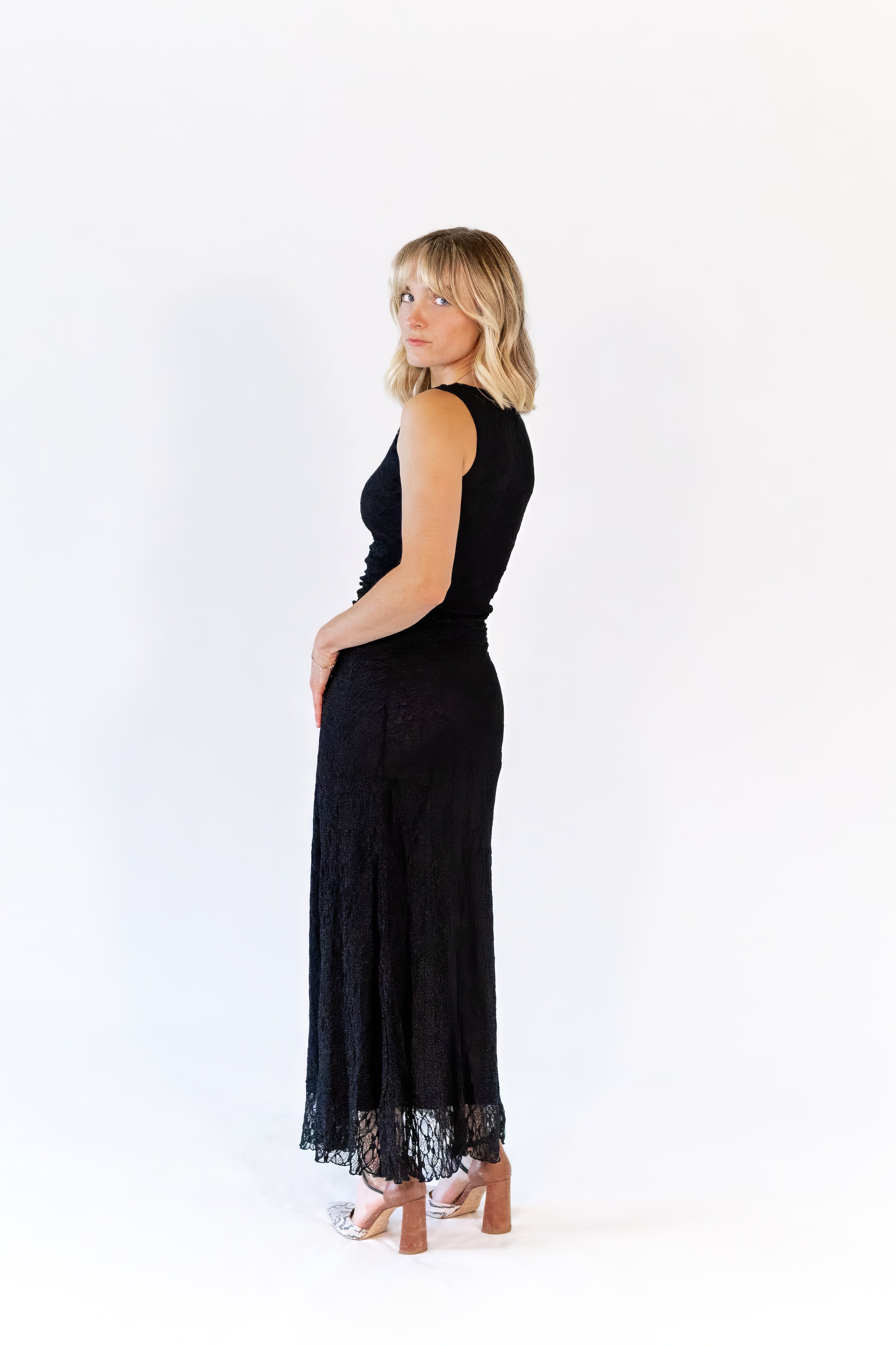 Clarke Lace Midi Dress