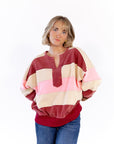 Elena Striped Pullover