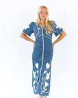 Julietta Embroidered Maxi Dress