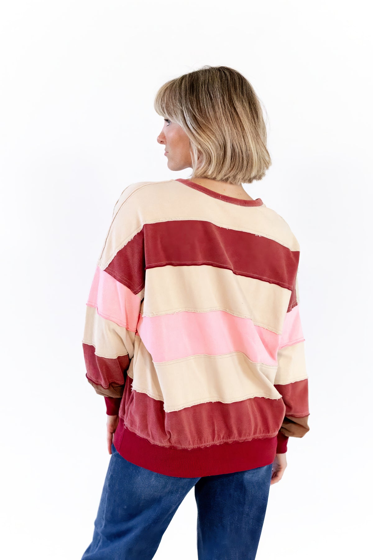 Elena Striped Pullover