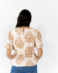 Albini Botanical V-Neck Top