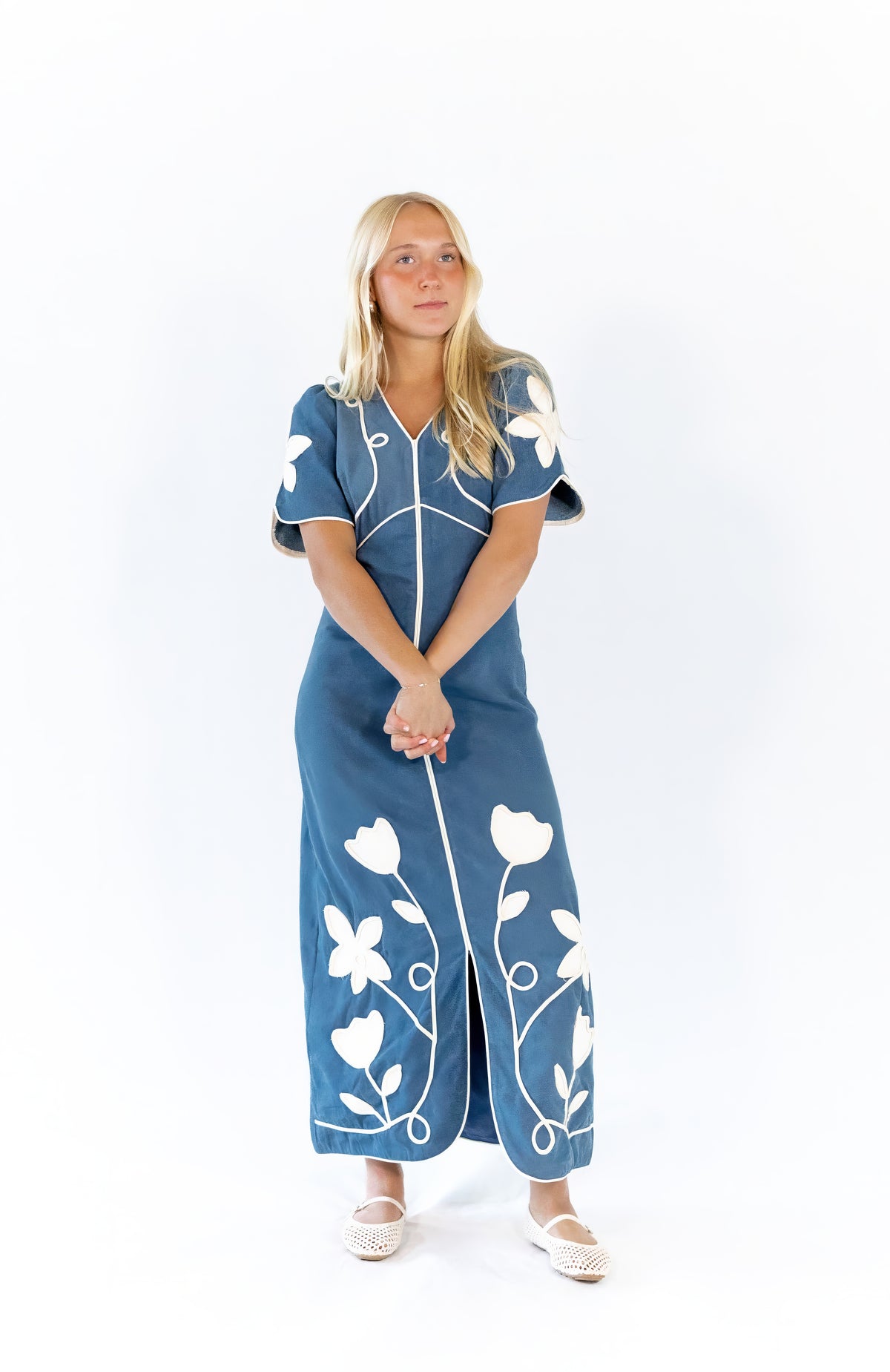 Julietta Embroidered Maxi Dress