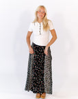 Byron Mixed Print Skirt