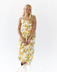 Sunshine Scalloped Midi Dress