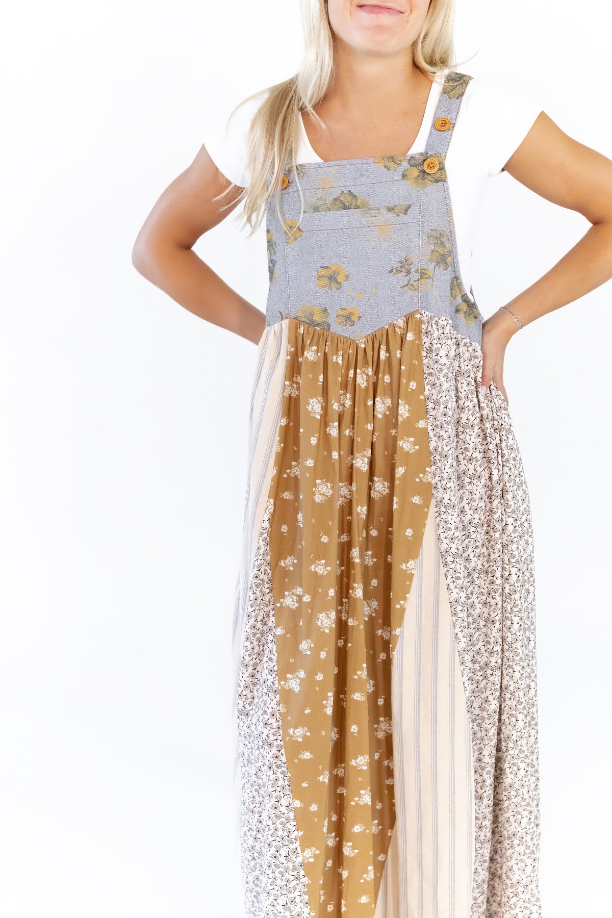 Zoe Patchwork Overalls