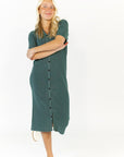 Laith Button Down Sweater Dress