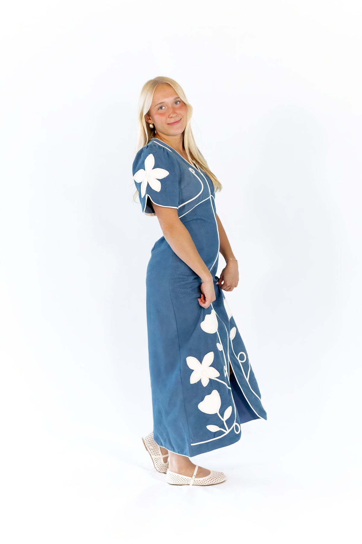 Julietta Embroidered Maxi Dress