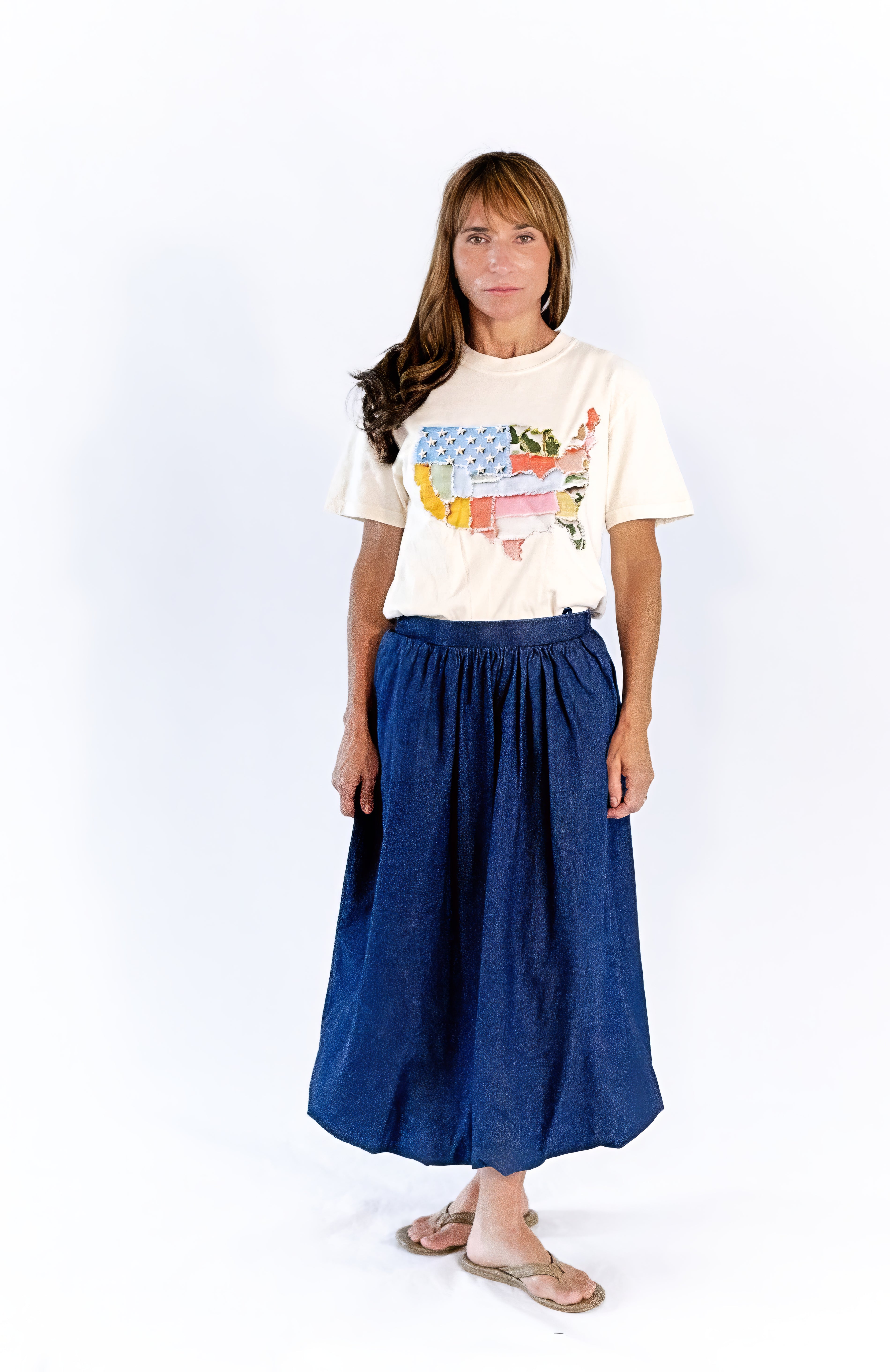 Juniper Denim Bubble Skirt