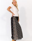 Byron Mixed Print Skirt