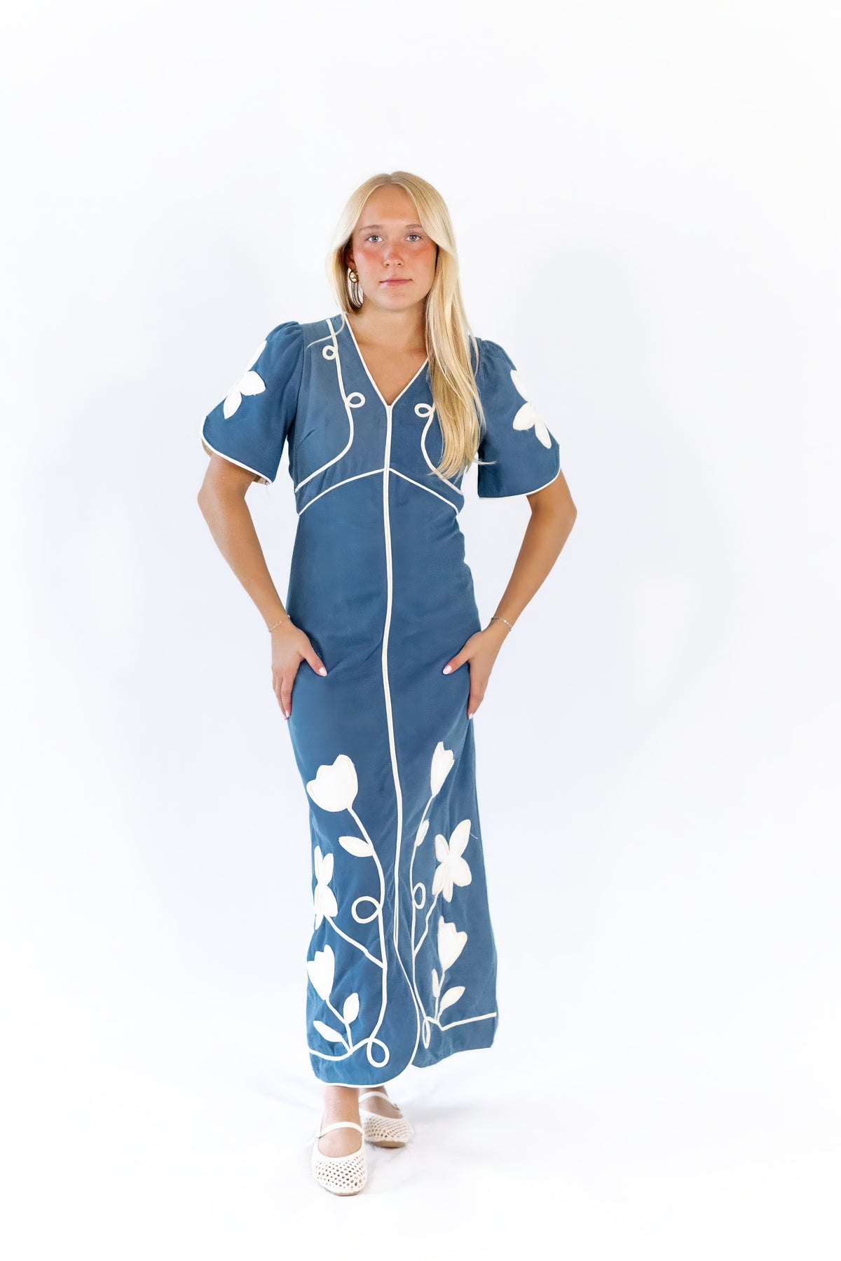 Julietta Embroidered Maxi Dress