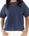 Noura Soft Striped Tee