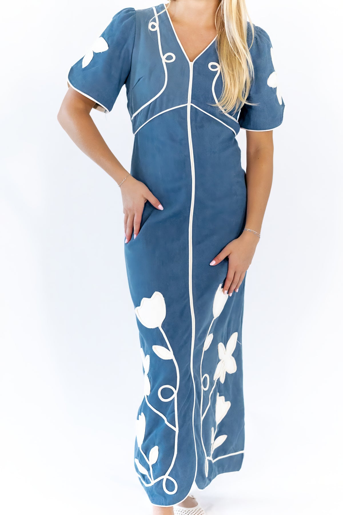 Julietta Embroidered Maxi Dress