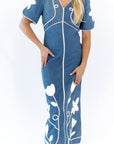 Julietta Embroidered Maxi Dress