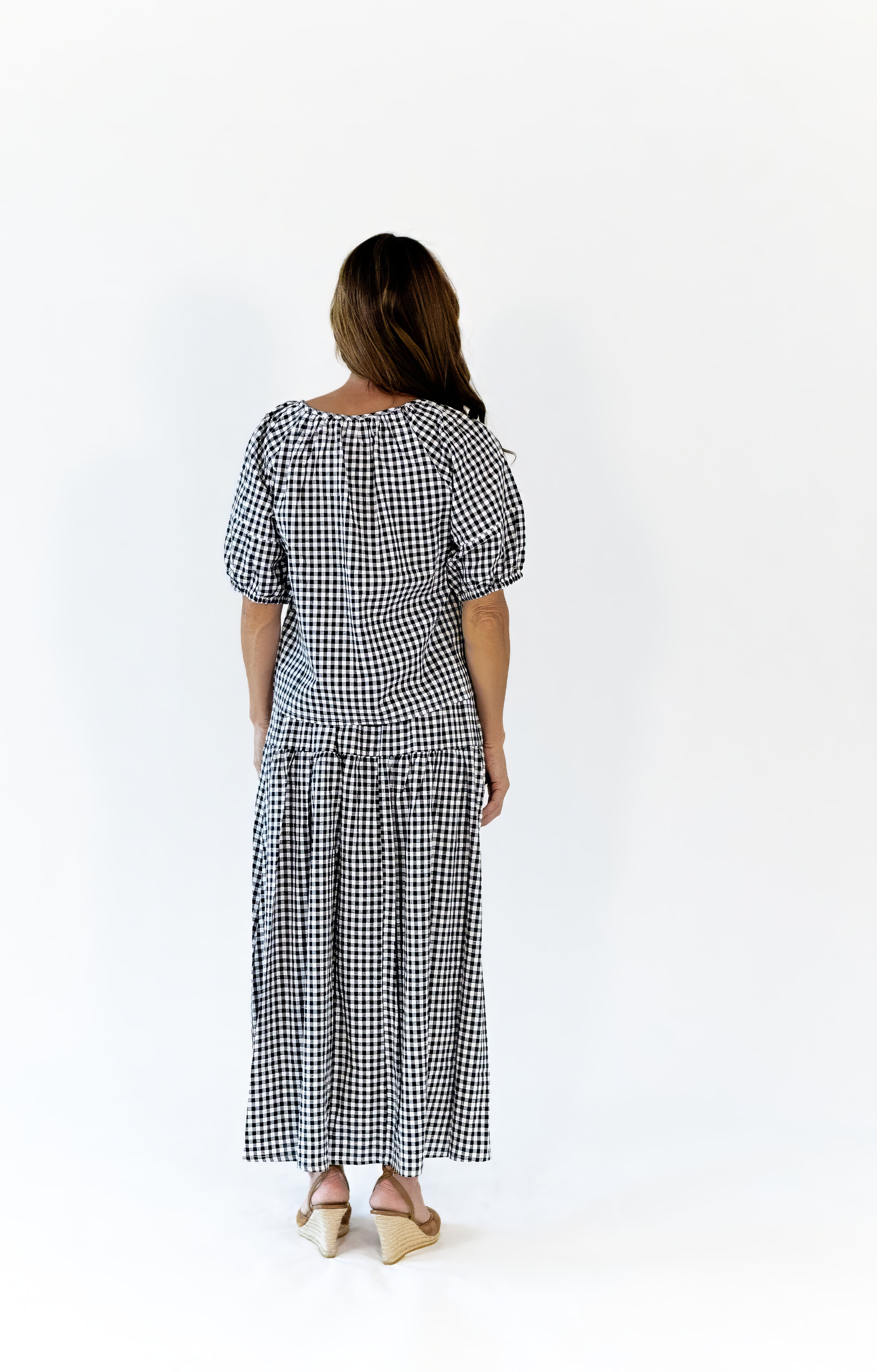 Rella Gingham Skirt Set