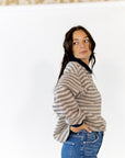 Kai Oversized Striped Polo