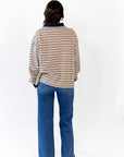Kai Oversized Striped Polo