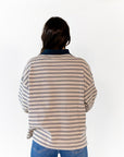 Kai Oversized Striped Polo