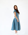 Zadie Belted Denim Dress