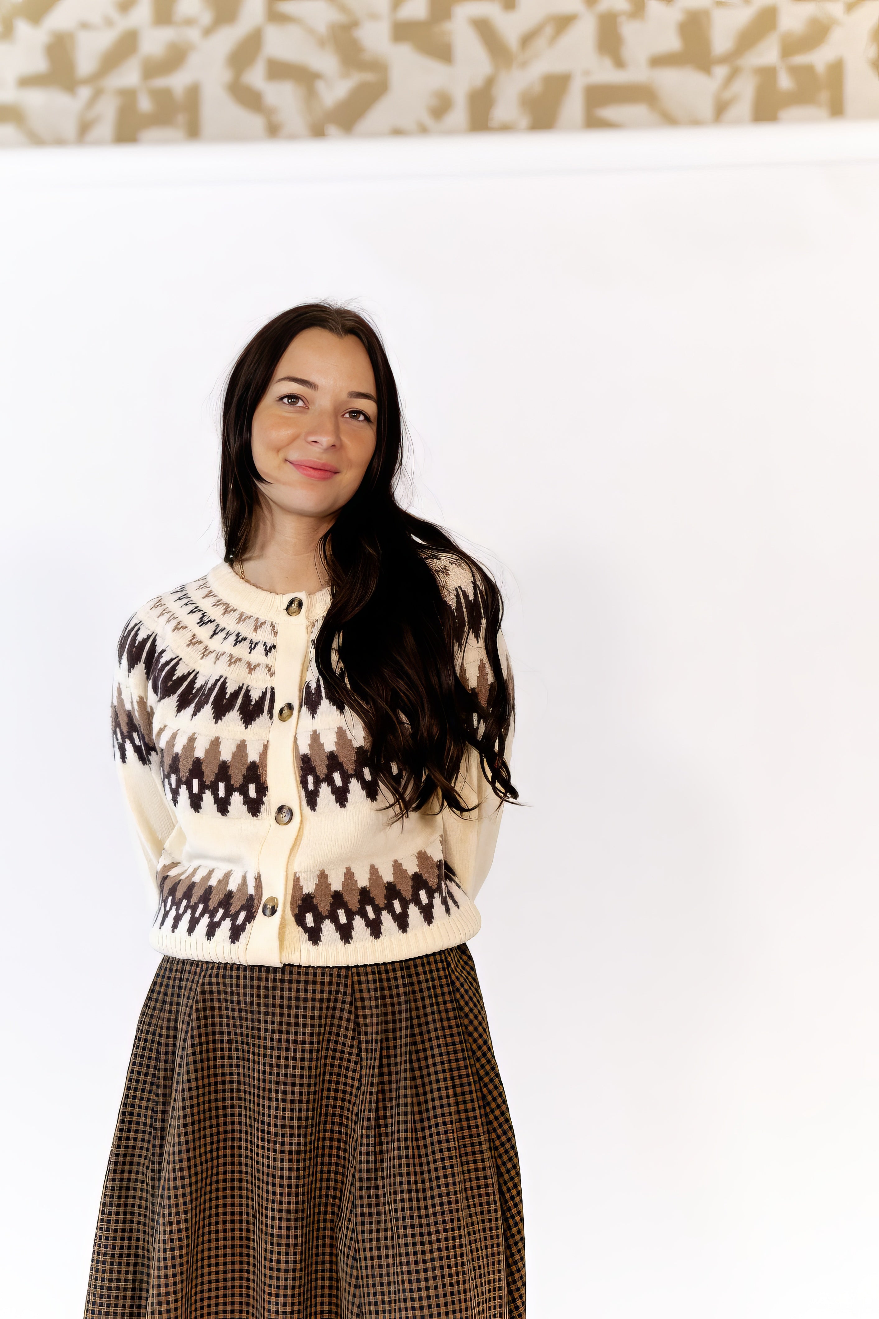 Baylie Gingham Skirt