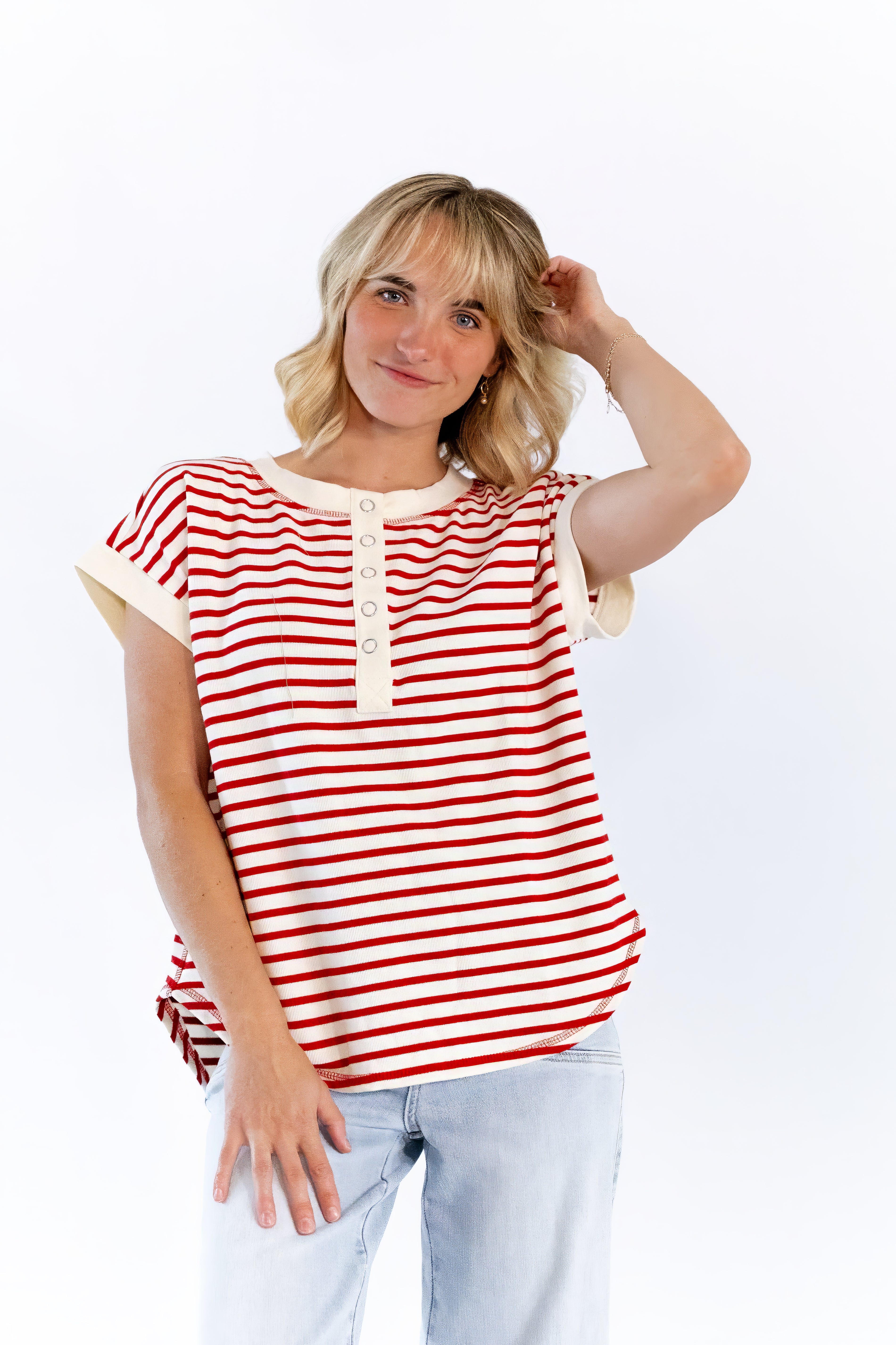 Hayden Striped Henley