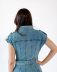 Zadie Belted Denim Dress